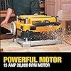 DEWALT Planer, Thickness Planer, 13-Inch, 3 Knife for Larger Cuts, Two Speed 20,000 RPM Motor, Corded (DW735)
