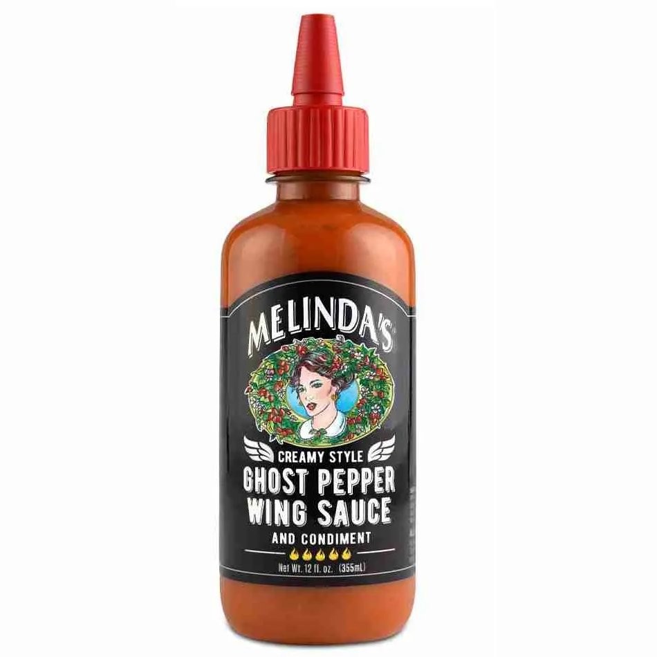 MELINDA WING SAUCE GHOST PEPPER 12oz