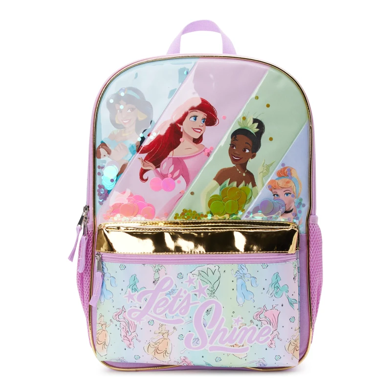Disney Princess Kids Let's Shine 17" Laptop Backpack