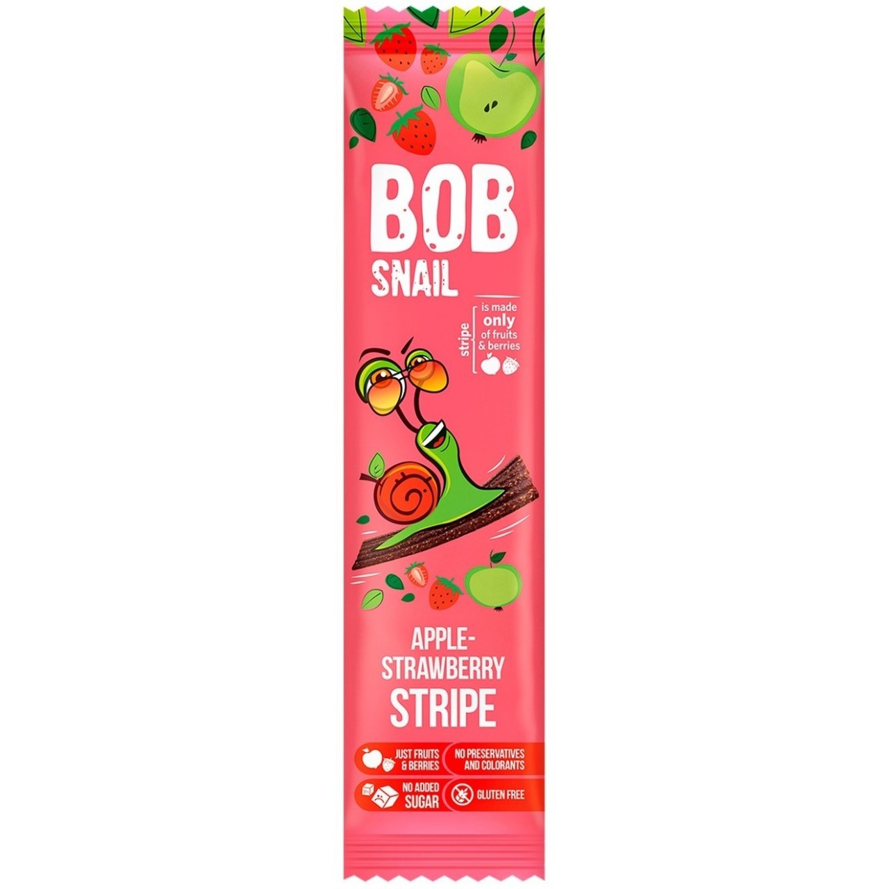 BOB SNAIL STRIPE APPLE STRAWBERRY 14g