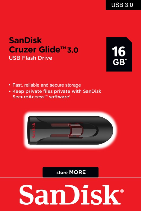 SanDisk Cruzer Glide 3.0 - USB flash drive - 16 GB