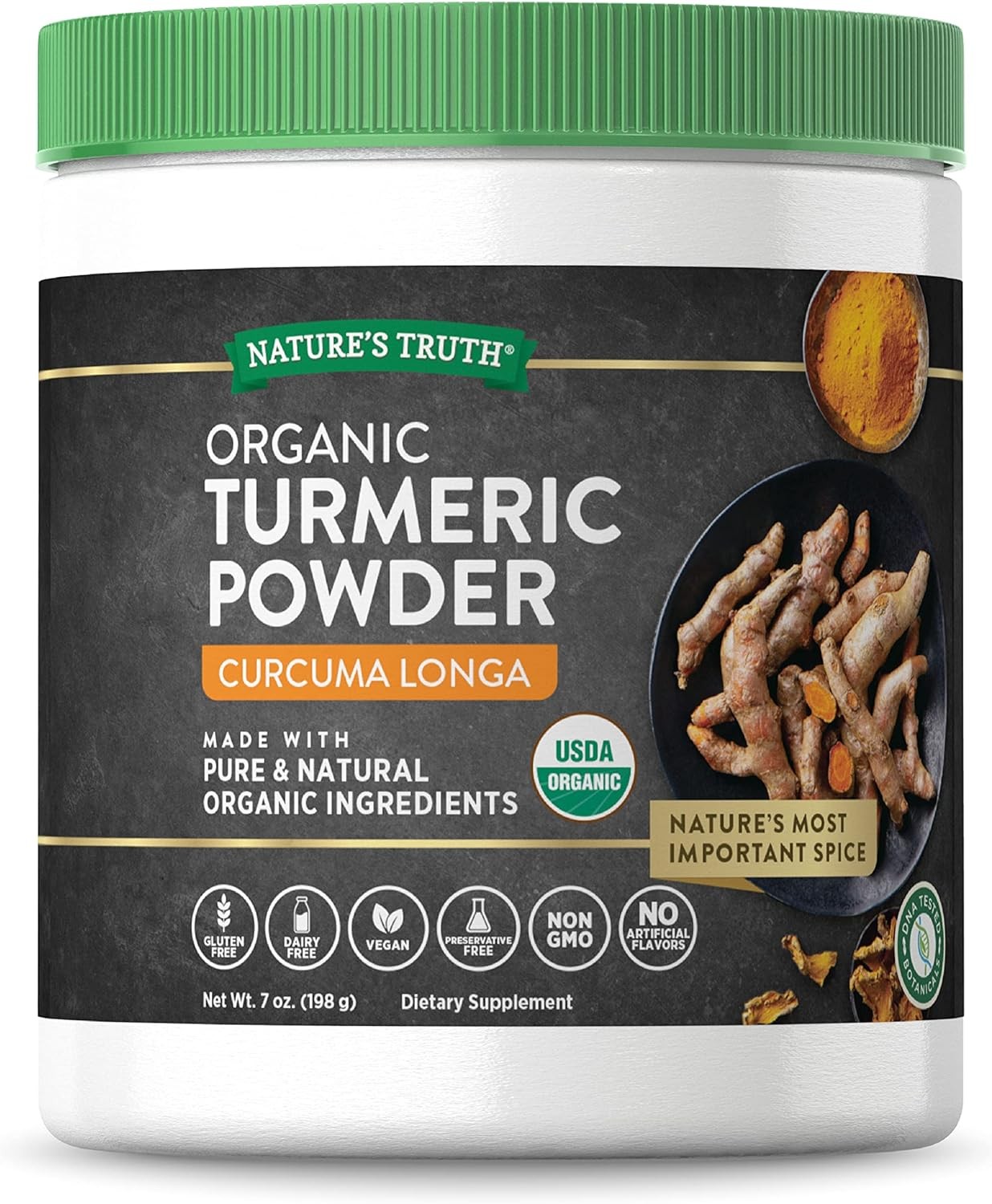 Nature's Truth Organic Turmeric Powder, 7oz