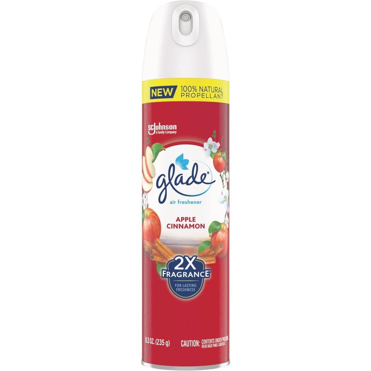 GLADE SPRAY APPLE CINNAMON 8.3oz