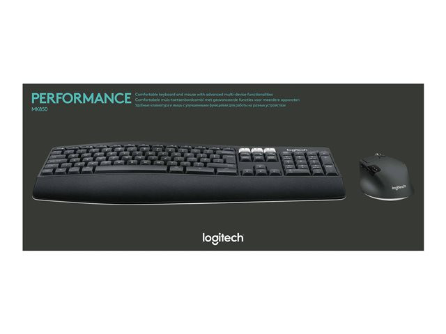 Logitech MK850 Performance - Keyboard and mouse set - wireless