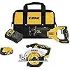 DEWALT 20V MAX Power Tool Combo Kit, 2-Tool Reciprocating Saw and 6-1/2 Inch Circular Saw, Cordless Power Tool Set with Battery and Charger (DCK237P1)