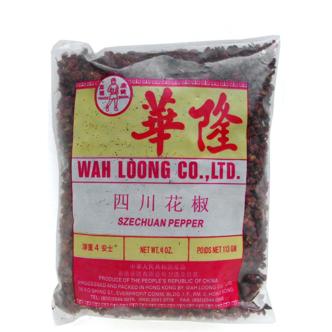 WAH LOONG SZECHUAN PEPPER 4oz