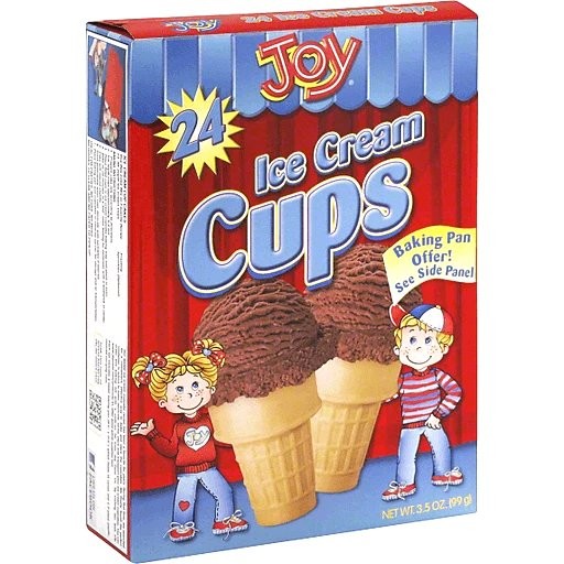 JOY ICE CREAM CUPS 24s