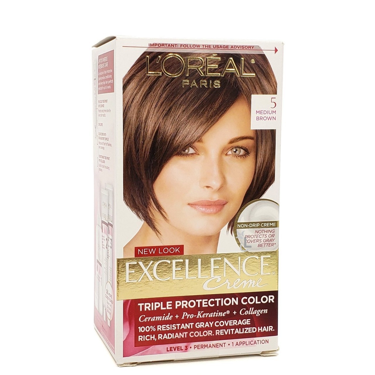 LOREAL EXCEL MEDIUM BROWN #5