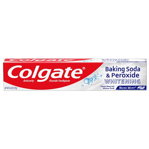 COLGATE B/SODA & PEROXIDE WHTNG BRISK MINT 6oz