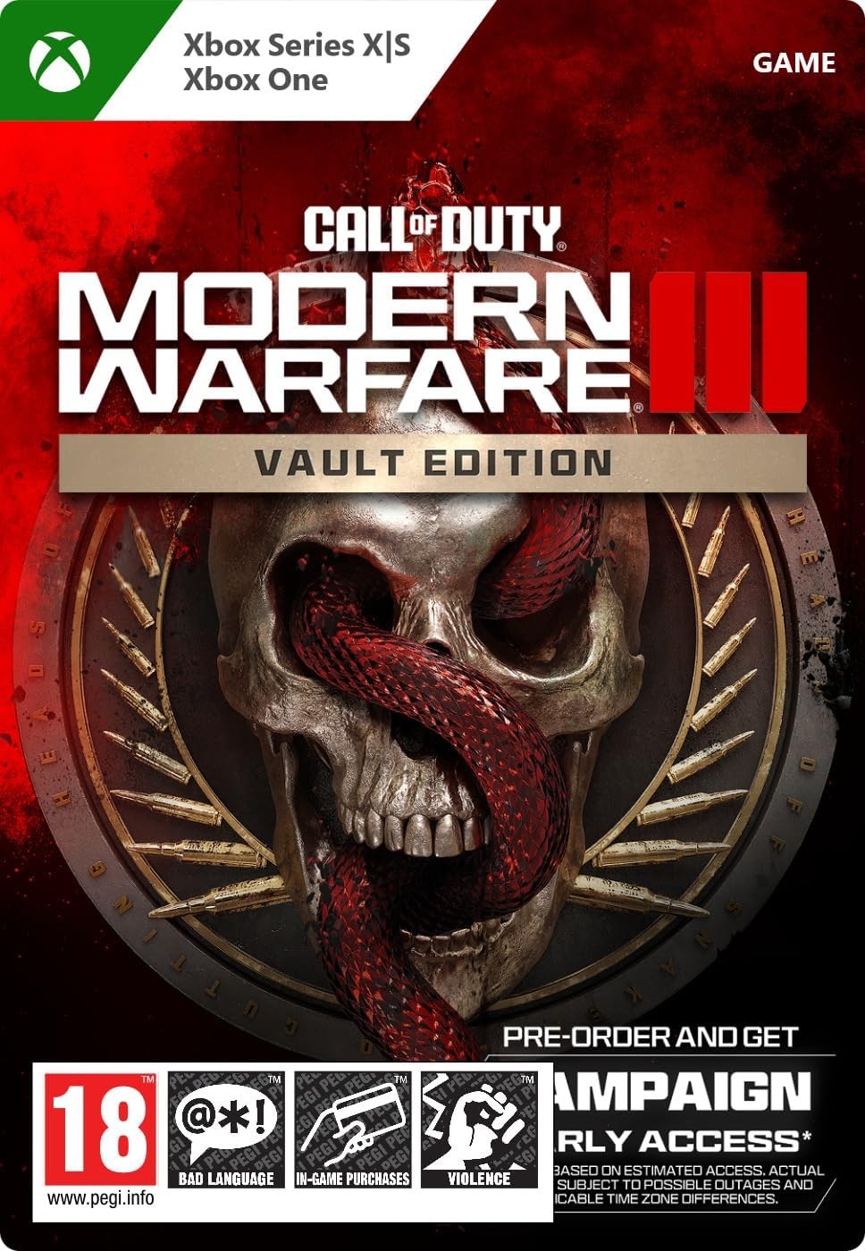 Call of Duty Modern Warfare III Vault Edition Key (Xbox One/Series X)