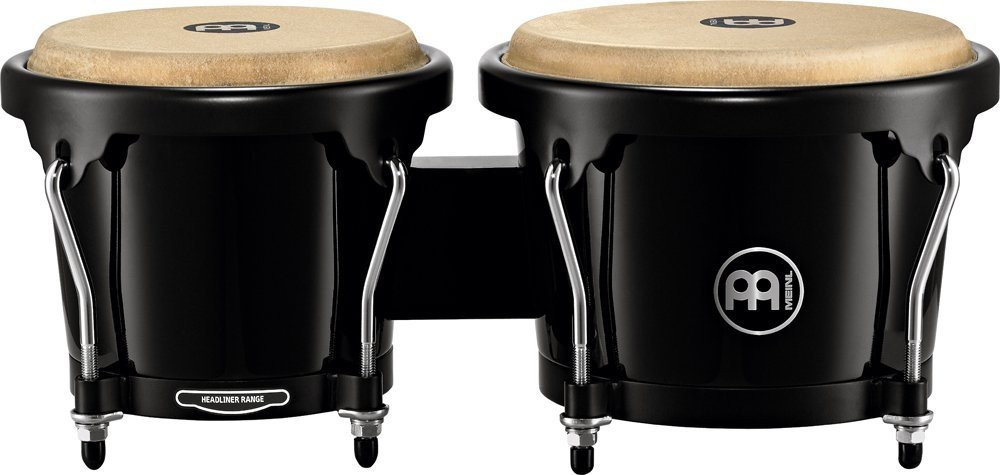 Meinl HEADLINER® Series HFB100BK Fiberglass Bongos 6 3/4" & 8"