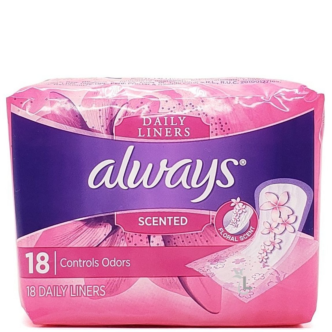 ALWAYS DAILY LINERS SCENTED 18s