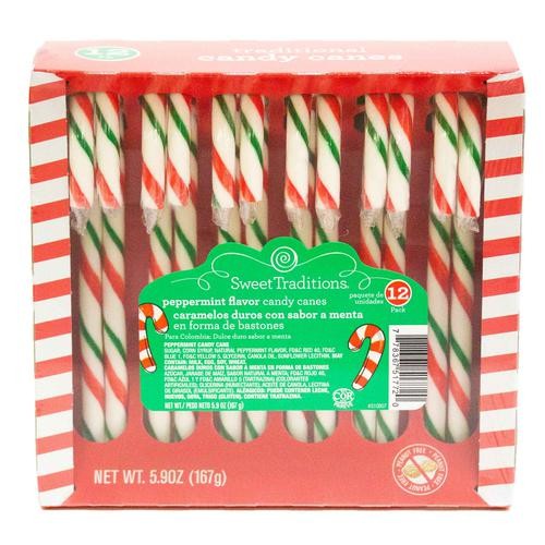 SWEET TRADITIONS CANDY CANES GREEN 5.9oz