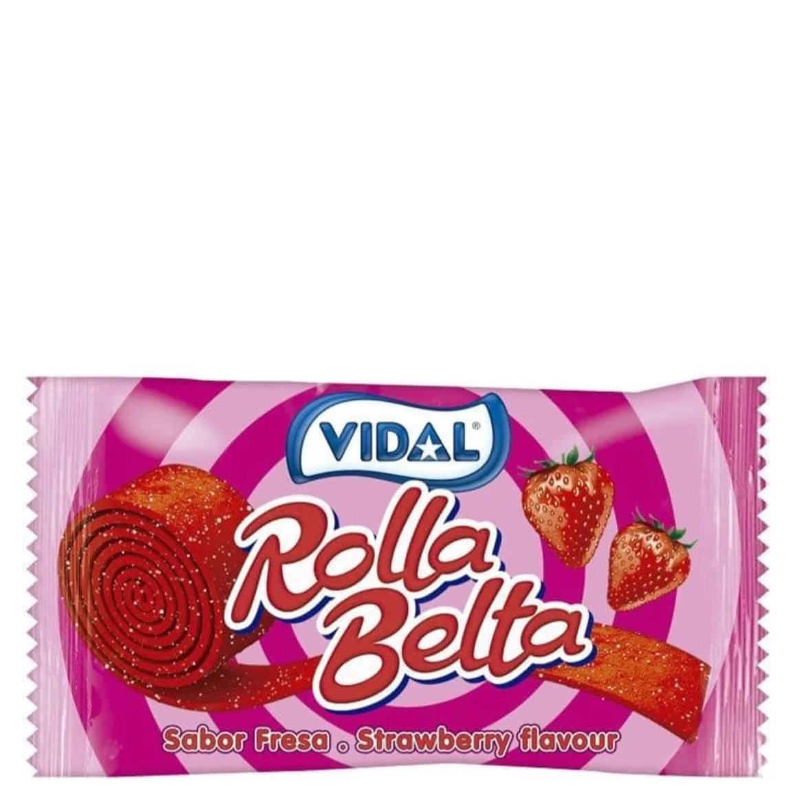 VIDAL SOUR BELT ROLL STRAWBERRY 20g