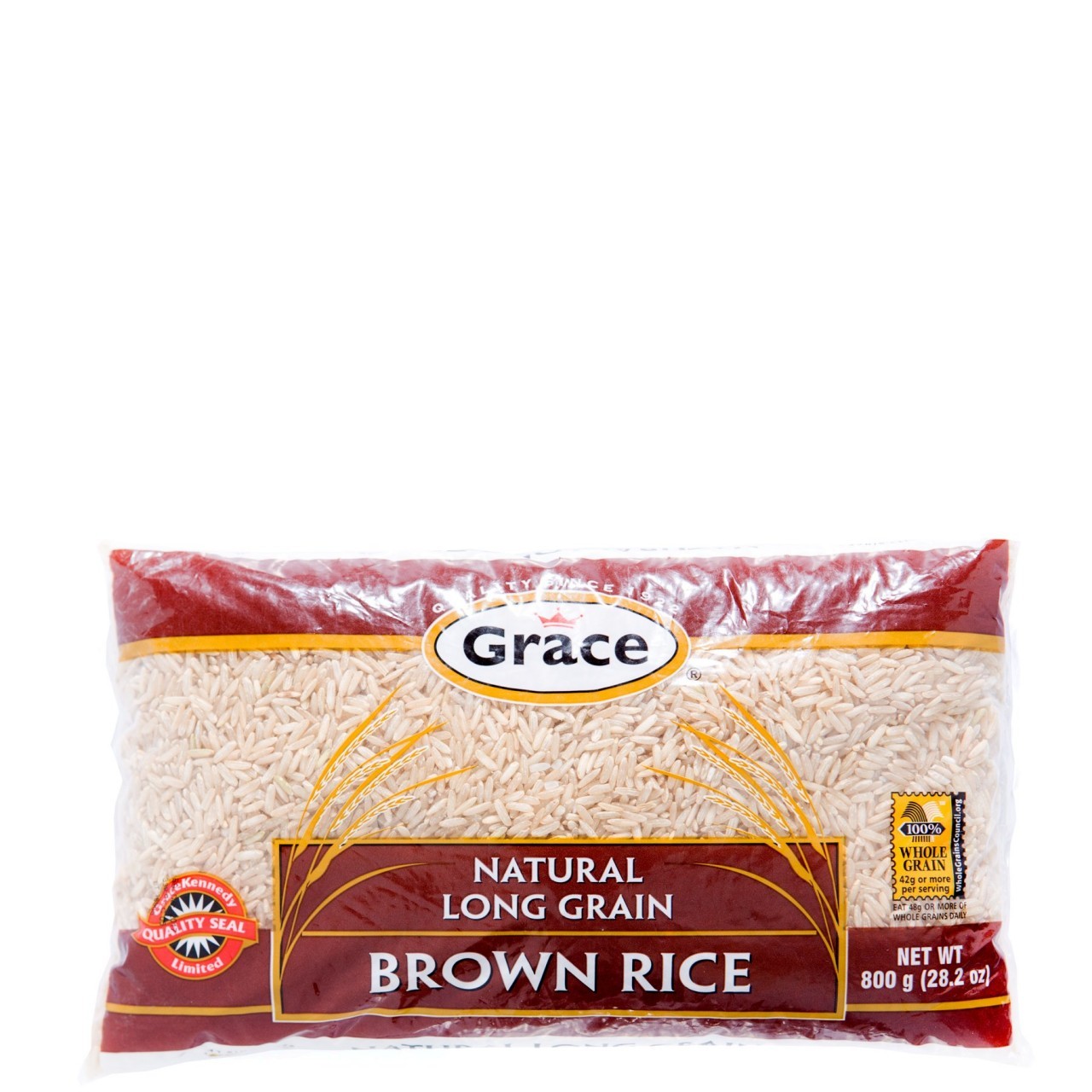 GRACE RICE LONG GRAIN BROWN 800g