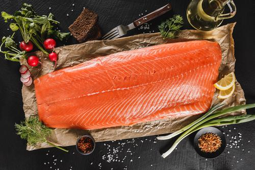 Member's Selection Frozen Skinless Boneless Salmon Fillets Vacuum Packaged