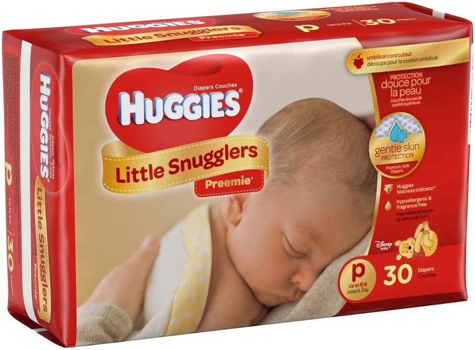 D - Huggies L/Snug Preemies