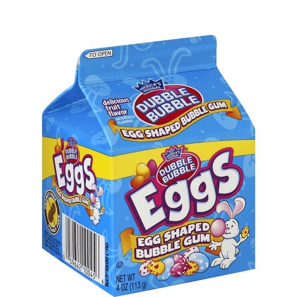 DUBBLE BUBBLE GUM EGGS 127g