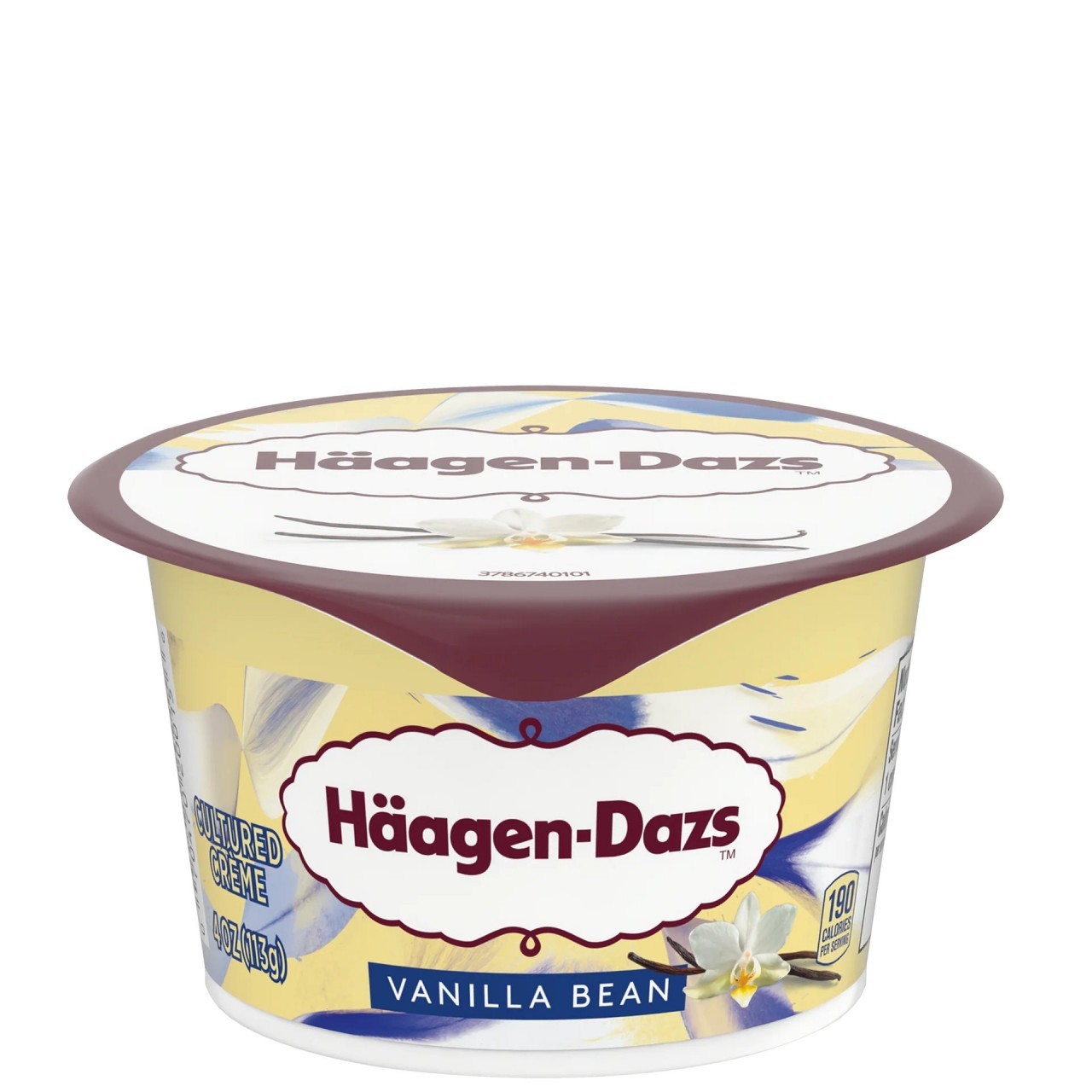 HAAGEN DAZS CULTURED VANILLA BEAN 4oz