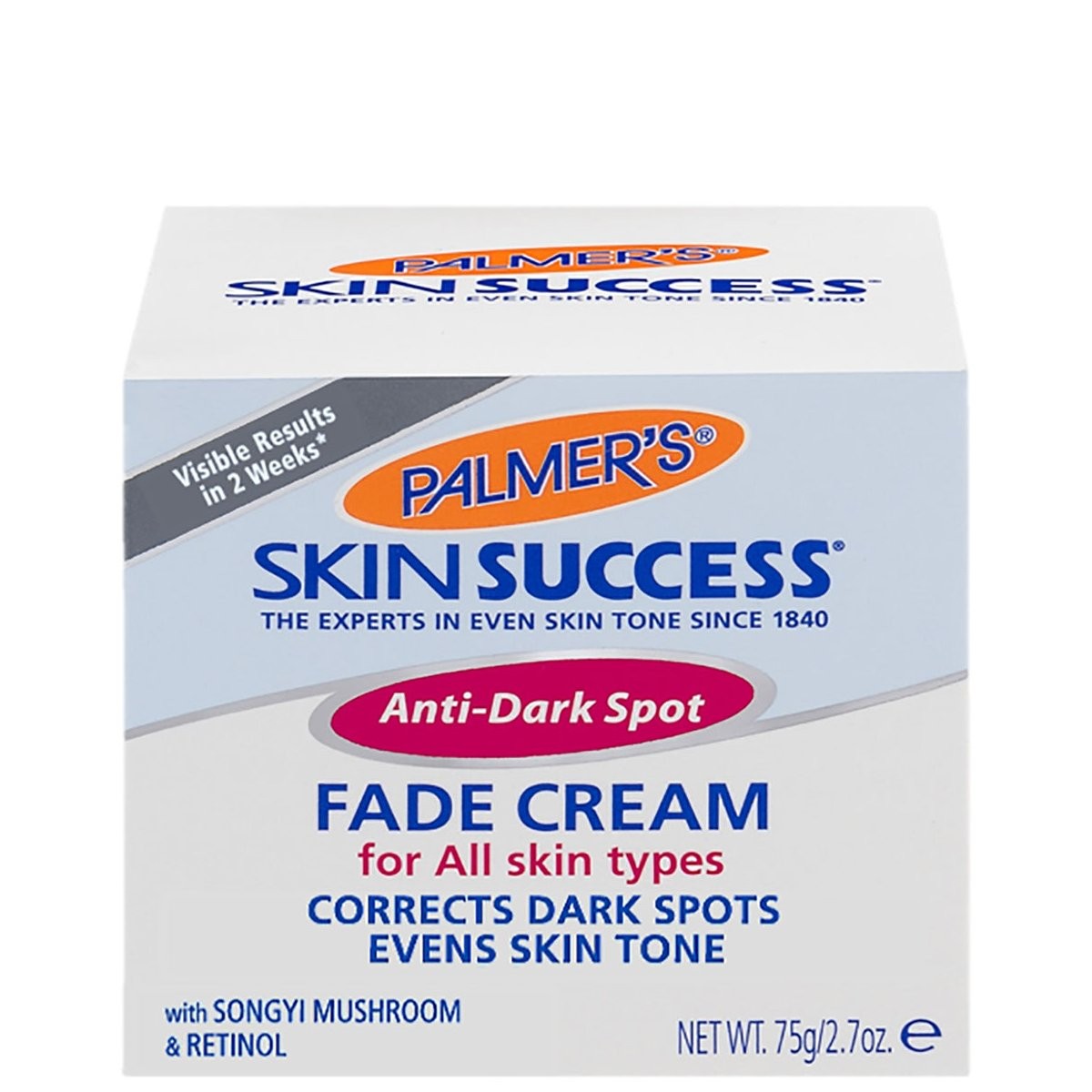 PALMERS FADE CREAM ALL TYPES SKIN 2.7oz