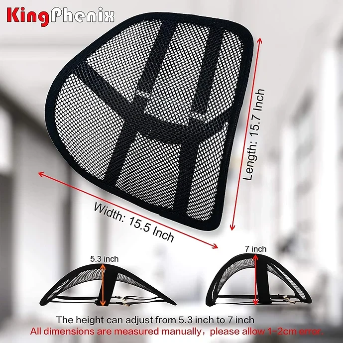 Lumbar Support with Breathable Mesh, Suit for Car, Office Chiar