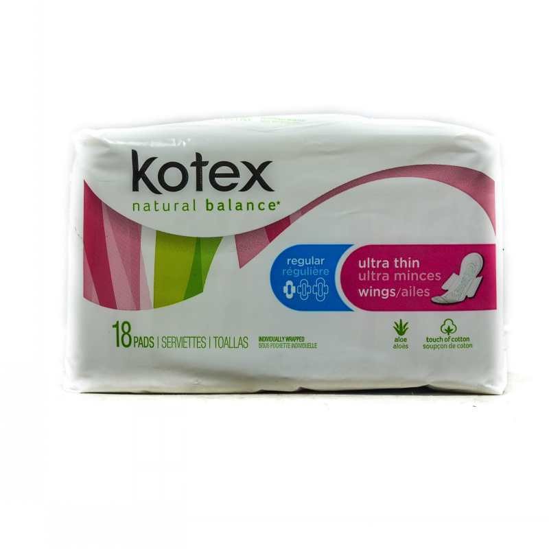 KOTEX N/BALANCE U/THIN WINGS.18’S