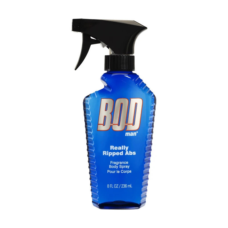 BOD Man Fragrance Body Spray, Really Ripped Abs, 8 Oz