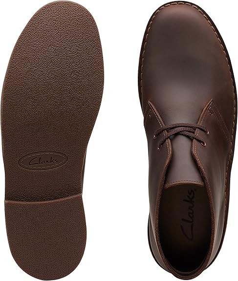 Clarks Men's Bushacre 2 Chukka Boot : Dark Brown