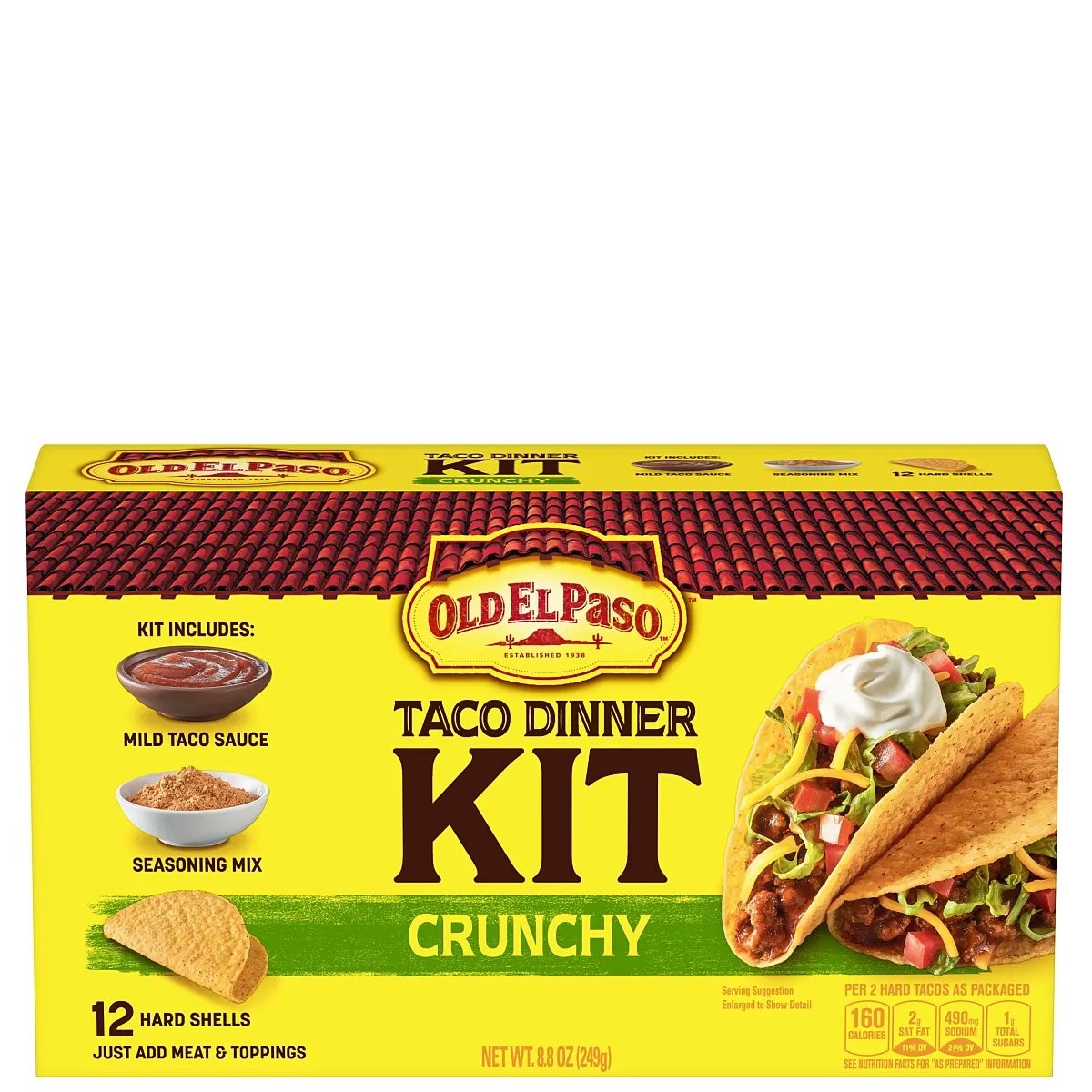 OLD EL PASO DINNER KIT CRUNCHY 8.8oz