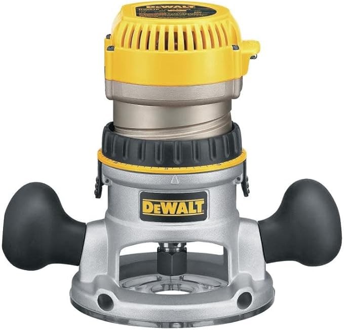 DEWALT Router, Fixed Base, 1-3/4-HP (DW616), Yellow