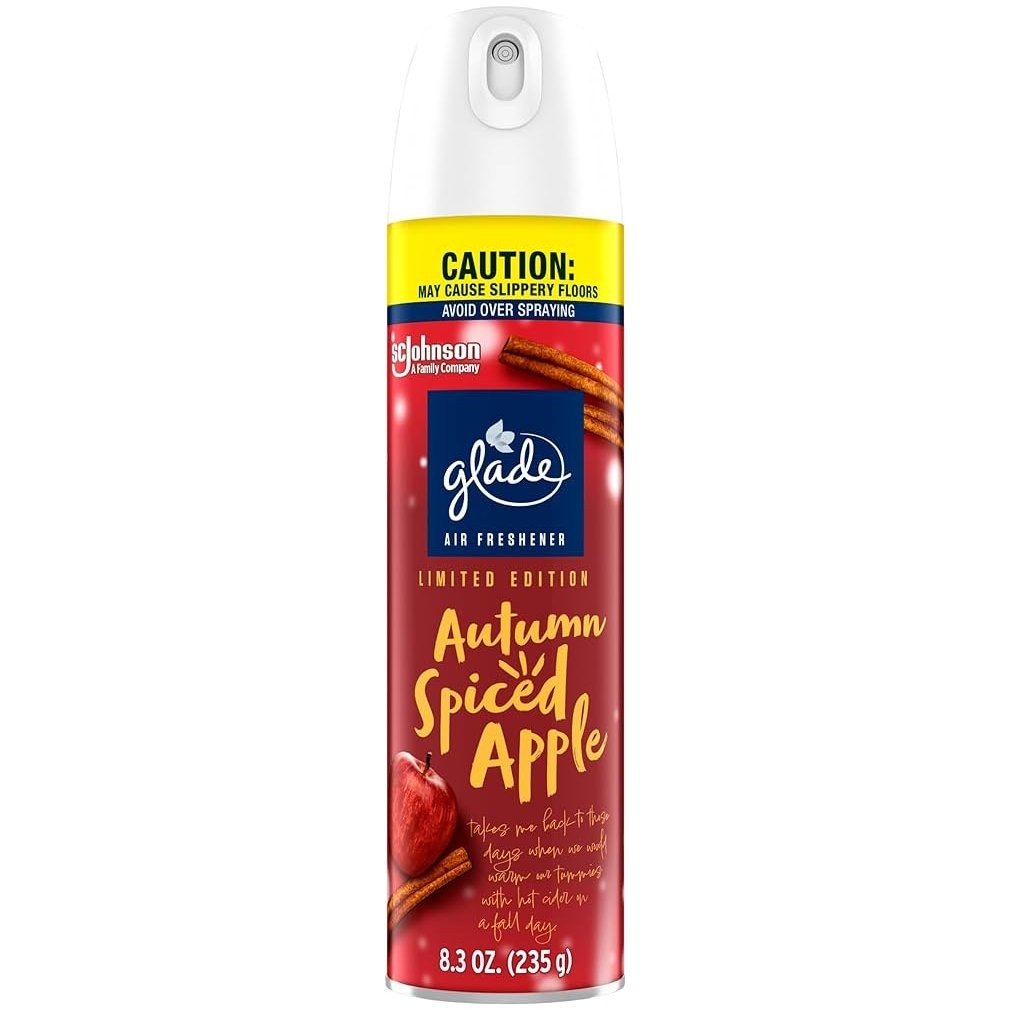 GLADE SPRAY AUTUMN SPICED APPLE 8.3oz