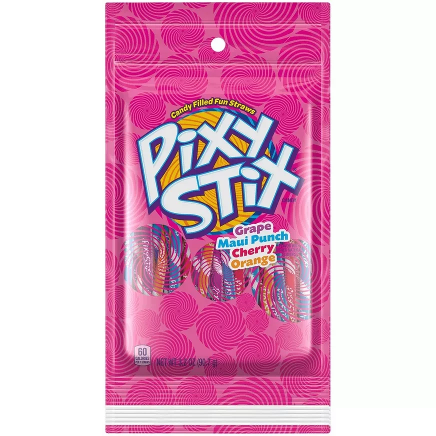 PIXY STIX GRAPE PUNCH CHRRY ORANGE 3.2oz