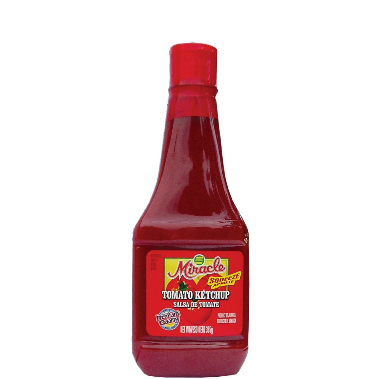 MIRACLE TOMATO KETCHUP 385g