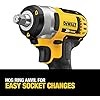 DEWALT 20V MAX* Cordless Impact Wrench Kit with Hog Ring, 3/8-Inch (DCF883M2)