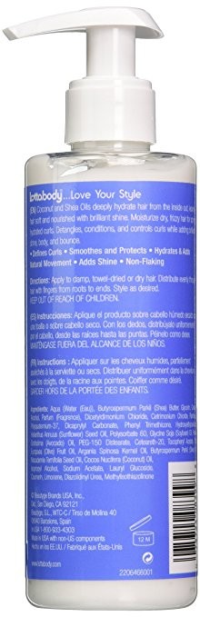 Lotta Body Coconut and Shea Oils Moisturize Me Curl and Style Milk, 8oz