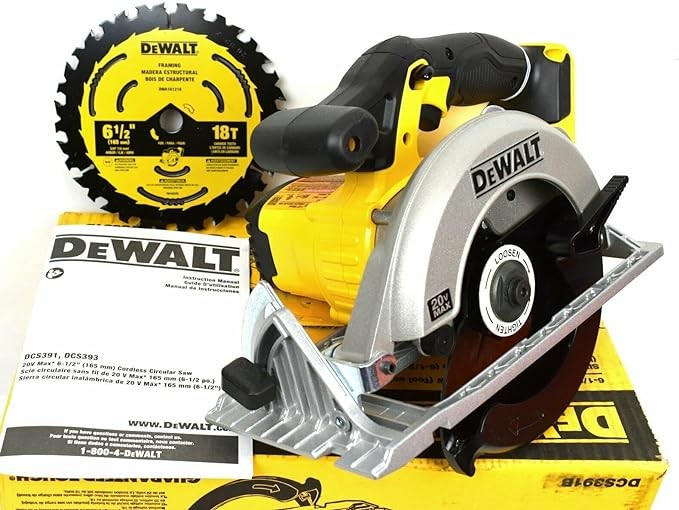 DEWALT DCS391B 20-Volt Max Lithium-Ion 6-1/2 in. Cordless Circular Saw