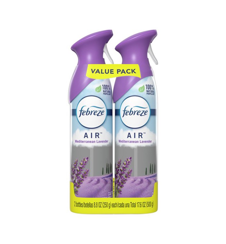 FEBREZE AIR MEDITERRANEAN LAVENDER -VALUE PACK (2X250G) 500G