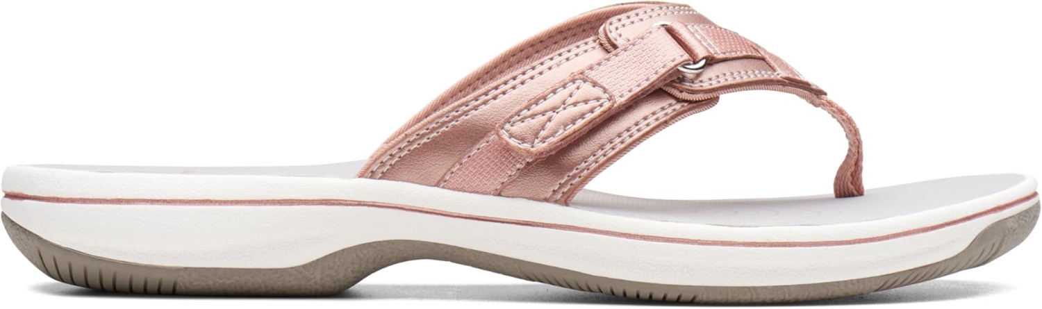Clarks Womens Breeze Sea(Rose Gold Synthetic)