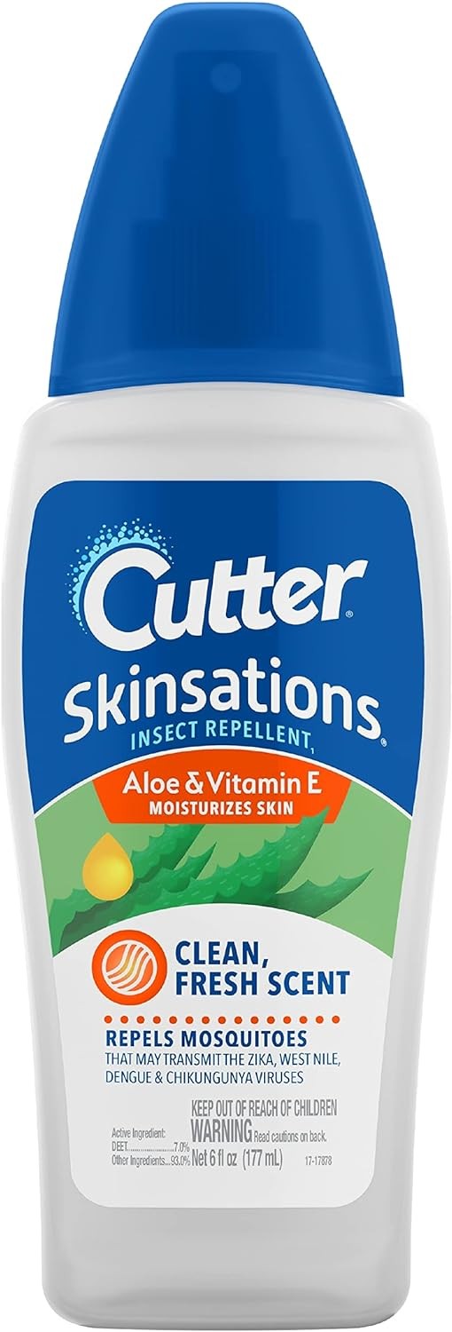 Cutter Skinsations Insect Repellent Spray 6FL