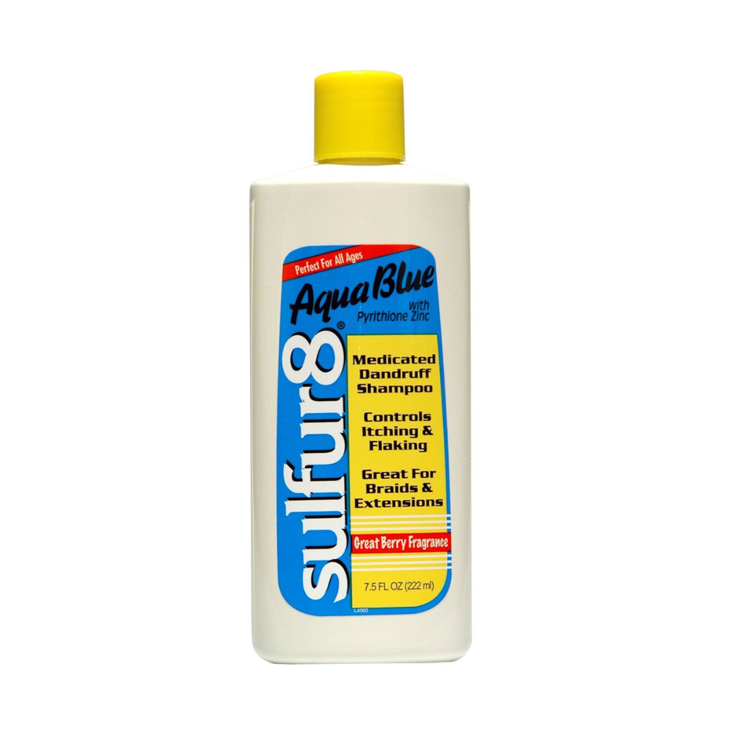 Sulfur 8 Aqua Blue Medicated Dandruff Shampoo 7.5FL