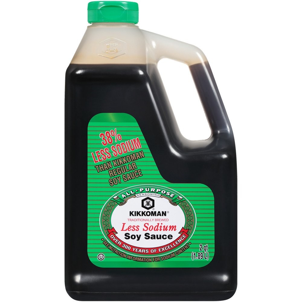 KIKKOMAN SOY SAUCE LESS SODIUM 1.89L