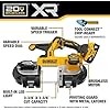 DEWALT 20V MAX XR Bandsaw, Brushless Motor, Portable and Cordless, 3-3/8 Inch Cut Capacity, 5Ah Battery and Charger Included (DCS378P1)
