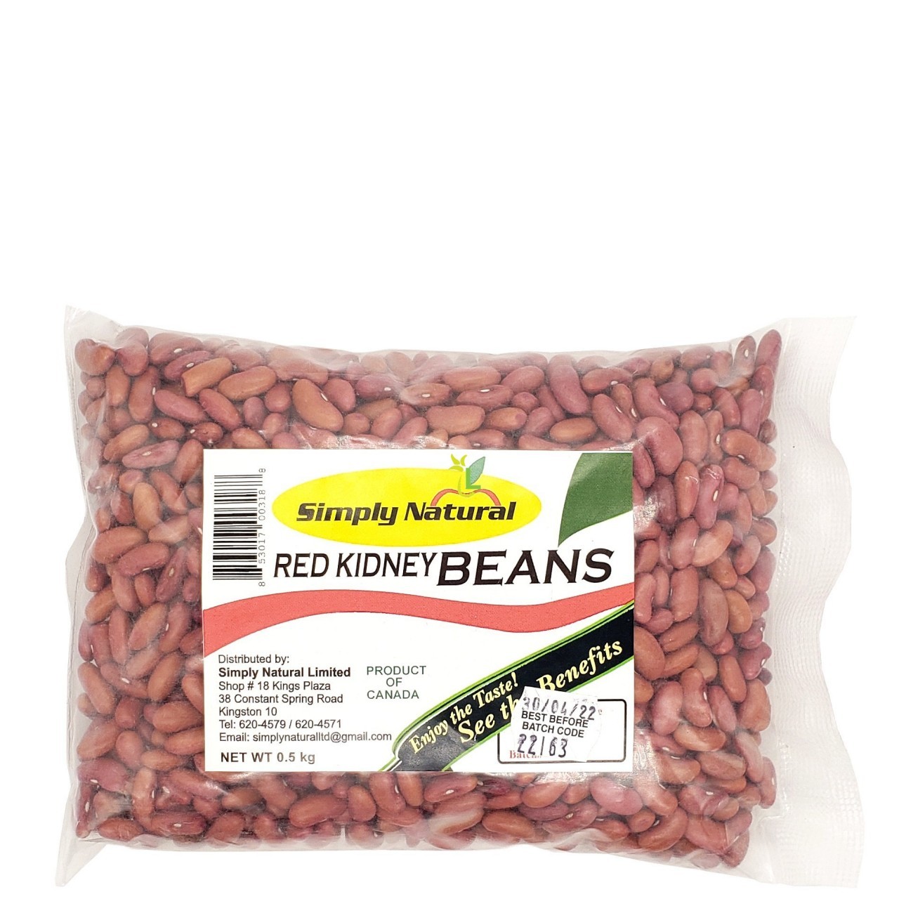 SIMPLY NATURAL RED KINDNEY BEAN 0.5g