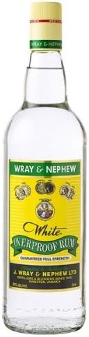 WRAY & NEPHEW WHITE OVERPROOF RUM 1L