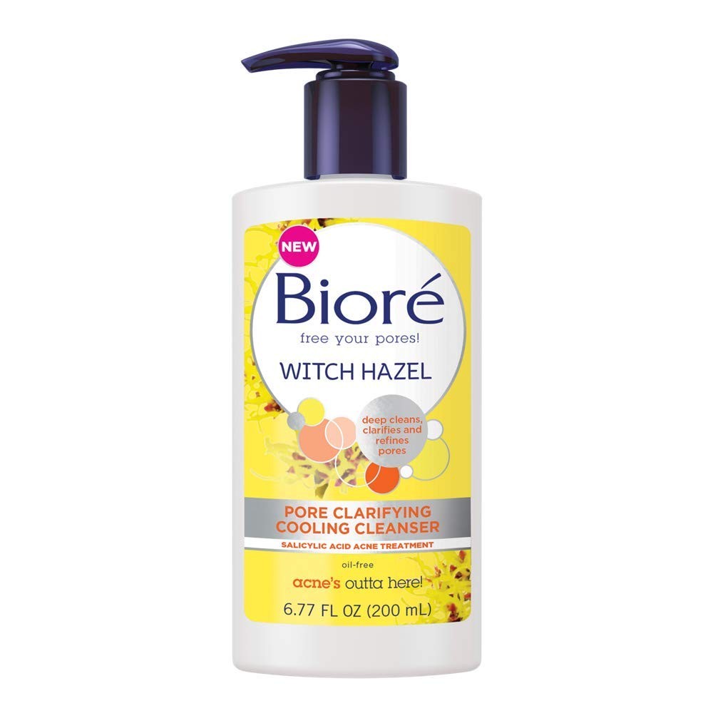 Biore Witch Hazel Pore Clarifying Cooling Cleanser, 6.77oz