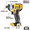 DEWALT 20V MAX* Impact Driver Kit with 1 Battery, 1/4-Inch (DCF885L1)