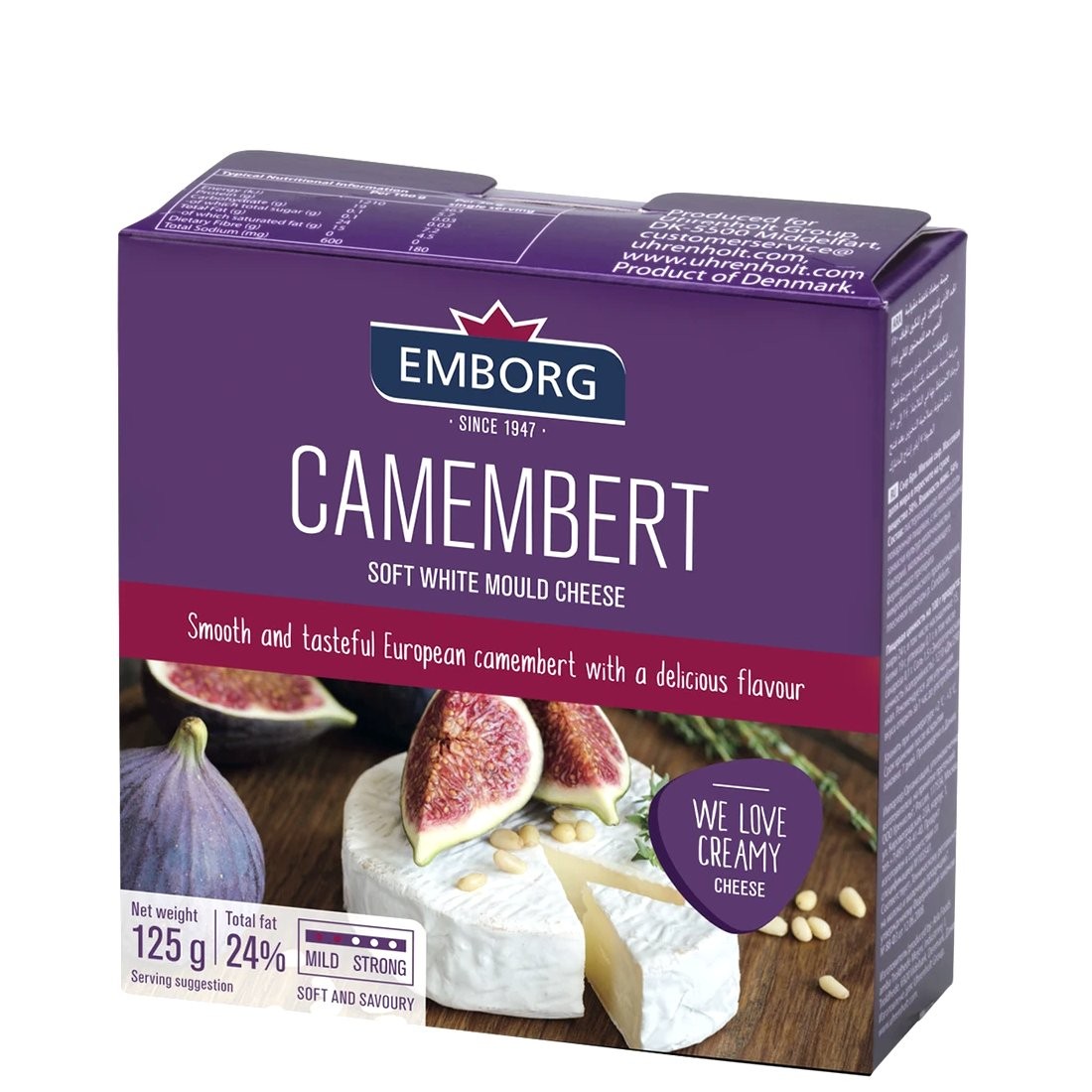 EMBORG CAMEMBERT DANISH 125g