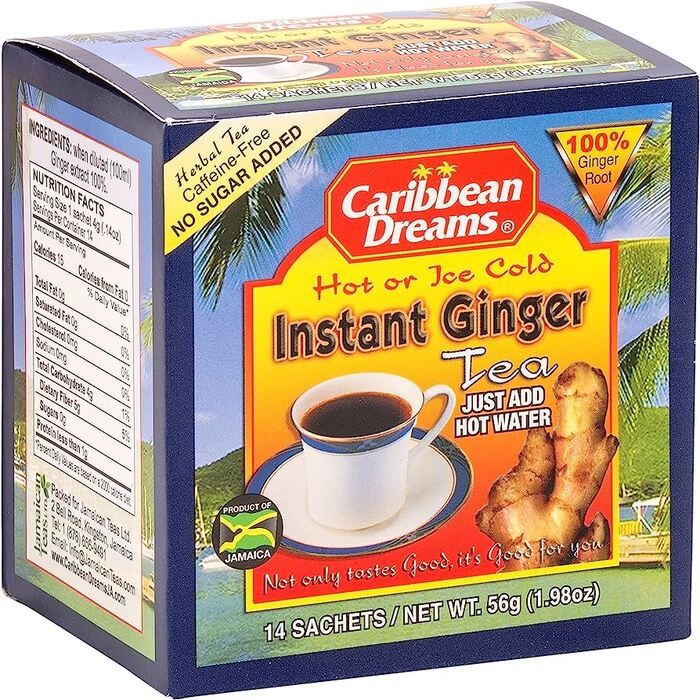 CARIBBEAN DREAM INSTANT U/S GINGER TEA 14’S