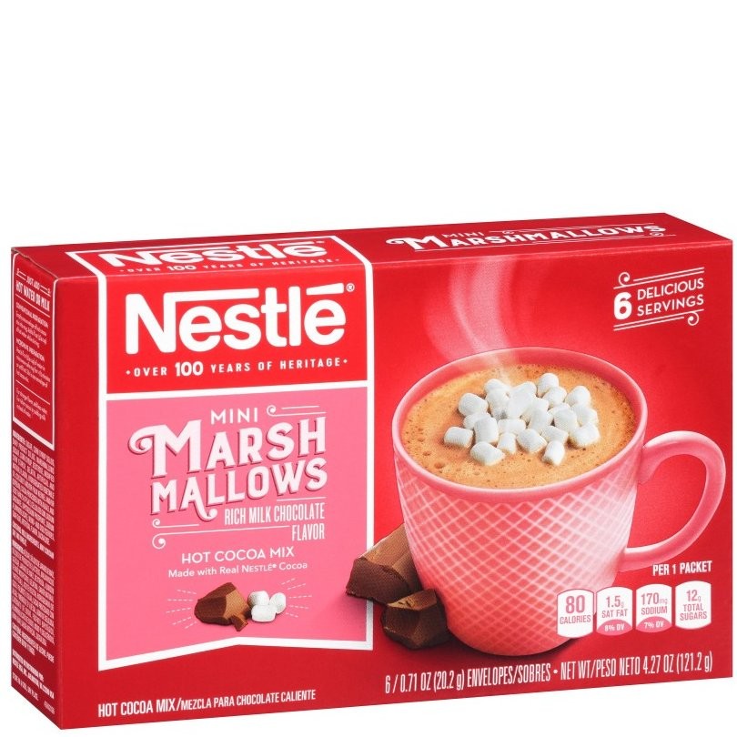 NESTLE RICH MILK CHOC MARSHMALLOW 121.2g