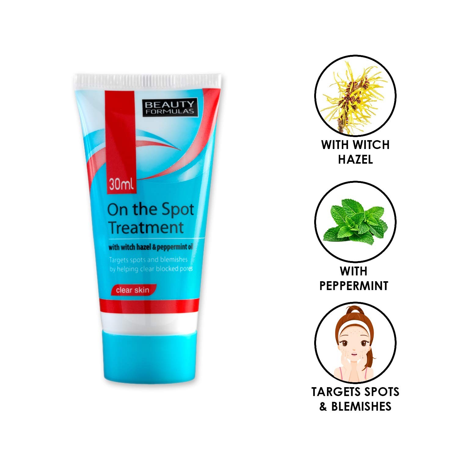 Beauty Formulas On the Spot Treatment, Clear Skin, 30ml